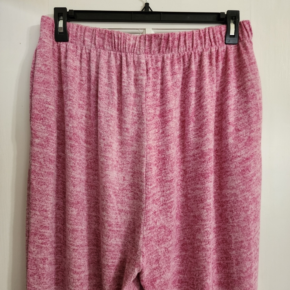 Dear Scarlett Lounge Set Plus 2X Pink Cowl Neck Buttery Soft Travel Loungewear - Picture 13 of 16